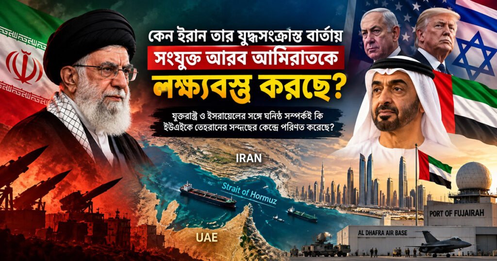 উপসাগরীয় উত্তেজনা কেন ইরান এর যুদ্ধবার্তায় বারবার UAE? যুক্তরাষ্ট্র-ইসরায়েল সম্পর্ক আসলে কি?