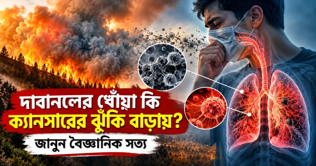 দাবানলের ধোঁয়া কি ক্যানসারের ঝুঁকি বাড়ায়? দীর্ঘমেয়াদি প্রভাব, কারণ ও করণীয়