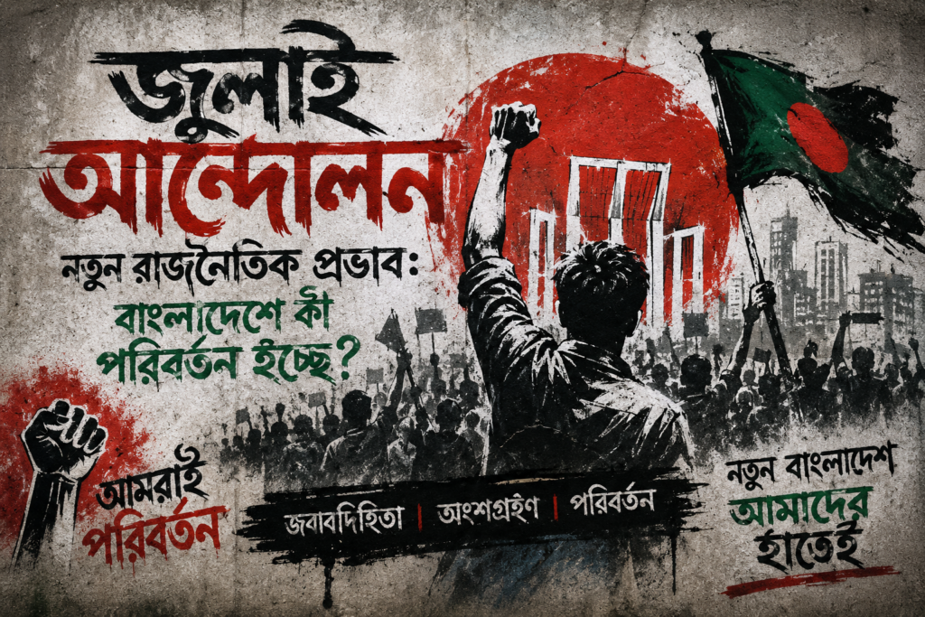 জুলাই আন্দোলন কি শুধুমাত্র একটি রাজনৈতিক ঘটনা?
